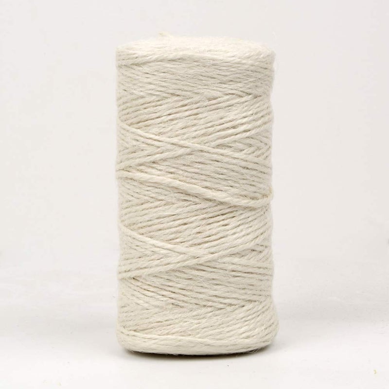 Micomon 300 Feet Natural Jute Twine - Durable String for Arts, Crafts, Gardening & Packing (White) - Image 1